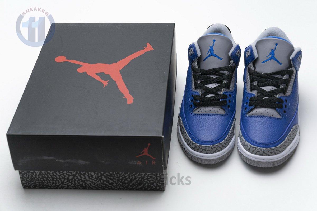 CT8532-400 Air Jordan 3 Retro -Varsity Royal
