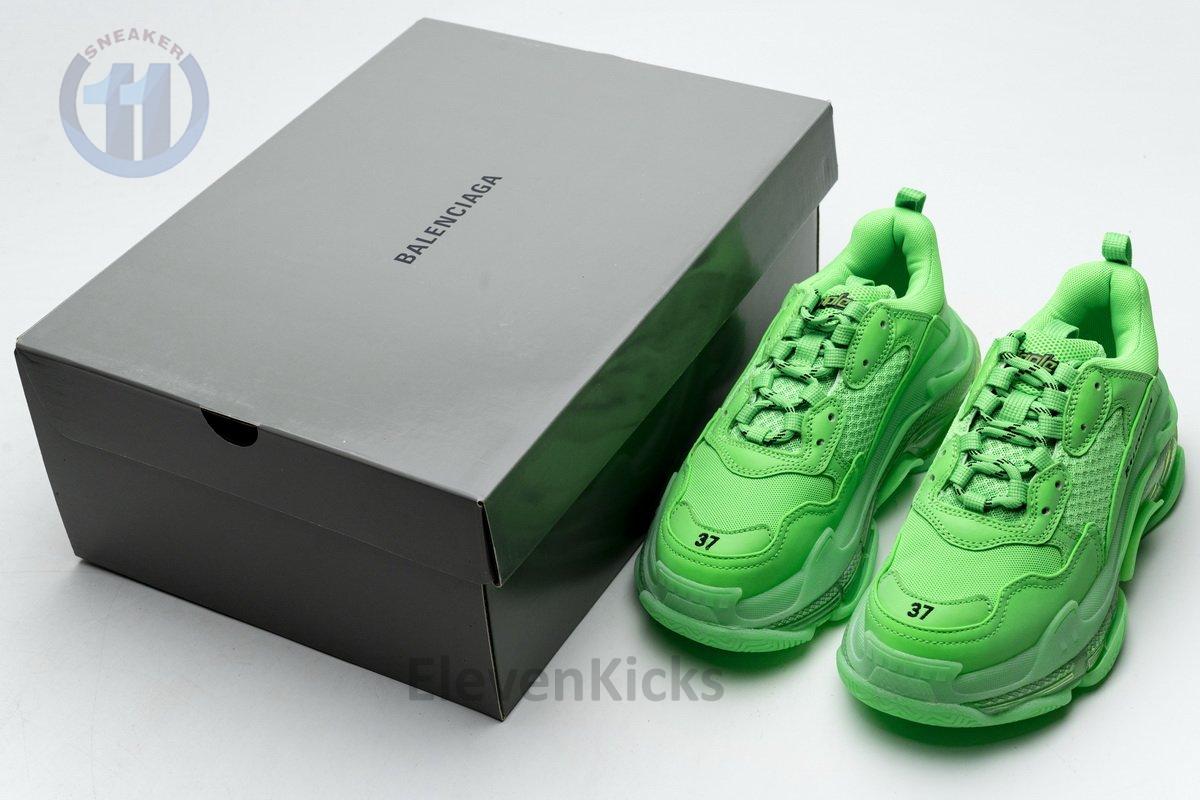 544351 w09ol 3801 Ba*len*cia*ga triple s fluo green