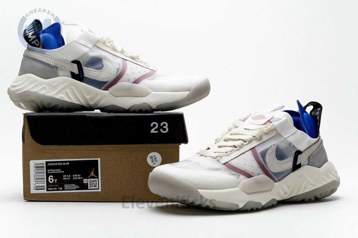 CZ4178-100 Jordan Delta SP White Blue Red