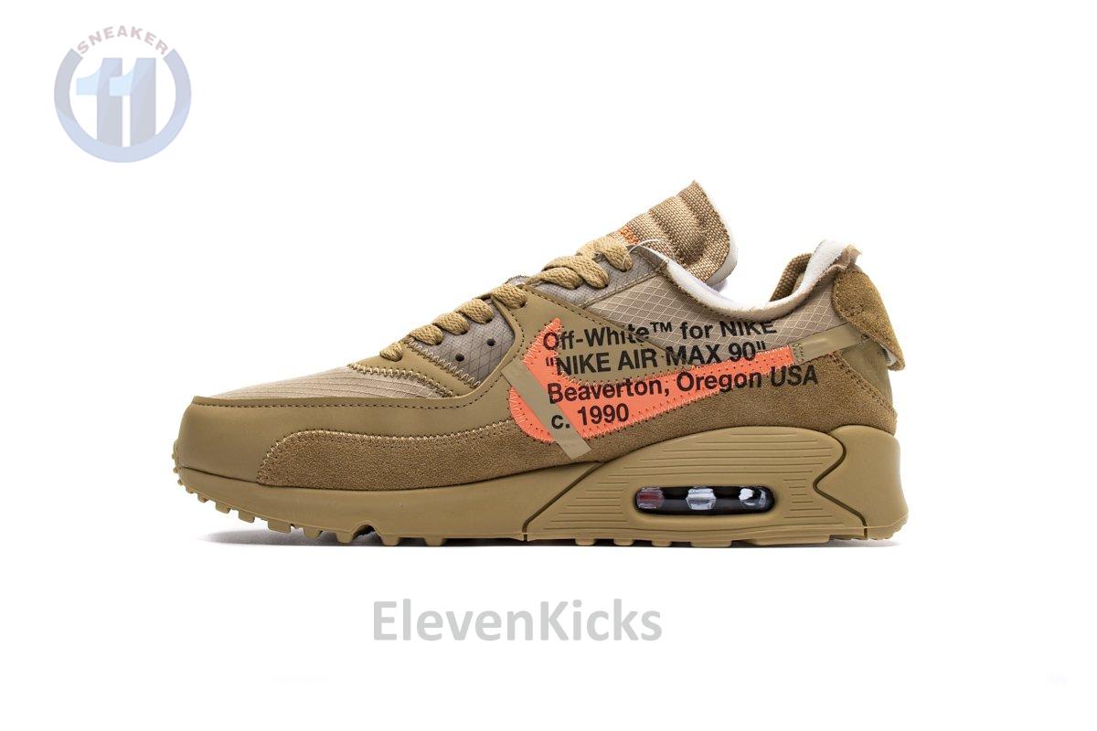 AA7293-200 Off-White x Nike Air Max 90 “Desert Ore”