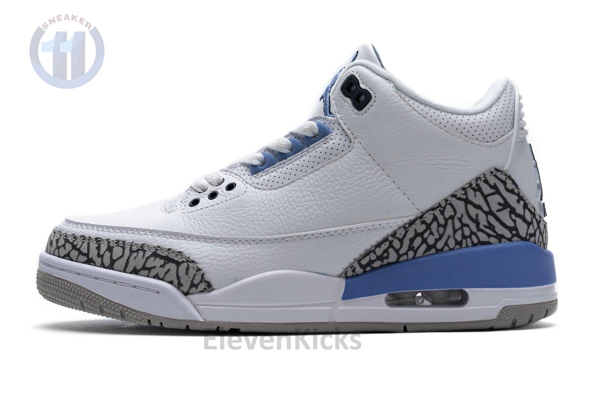 CT8532-104 Air Jordan 3 ‘UNC’