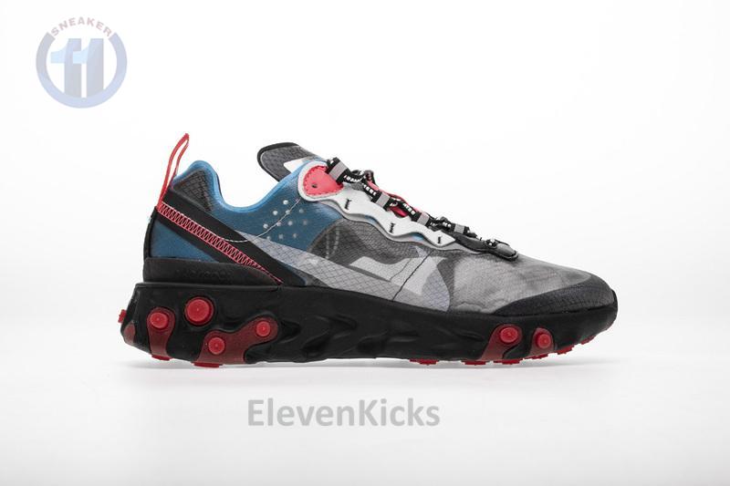 Nike React Element 87 “Blue Chill Solar Red”AQ1090-006