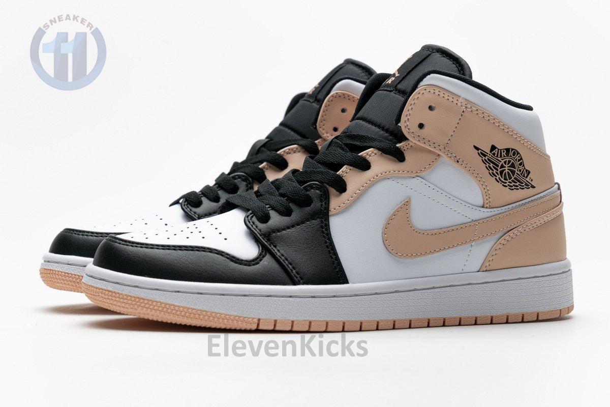 554725-133 Air Jordan 1 Mid Crimson Tint