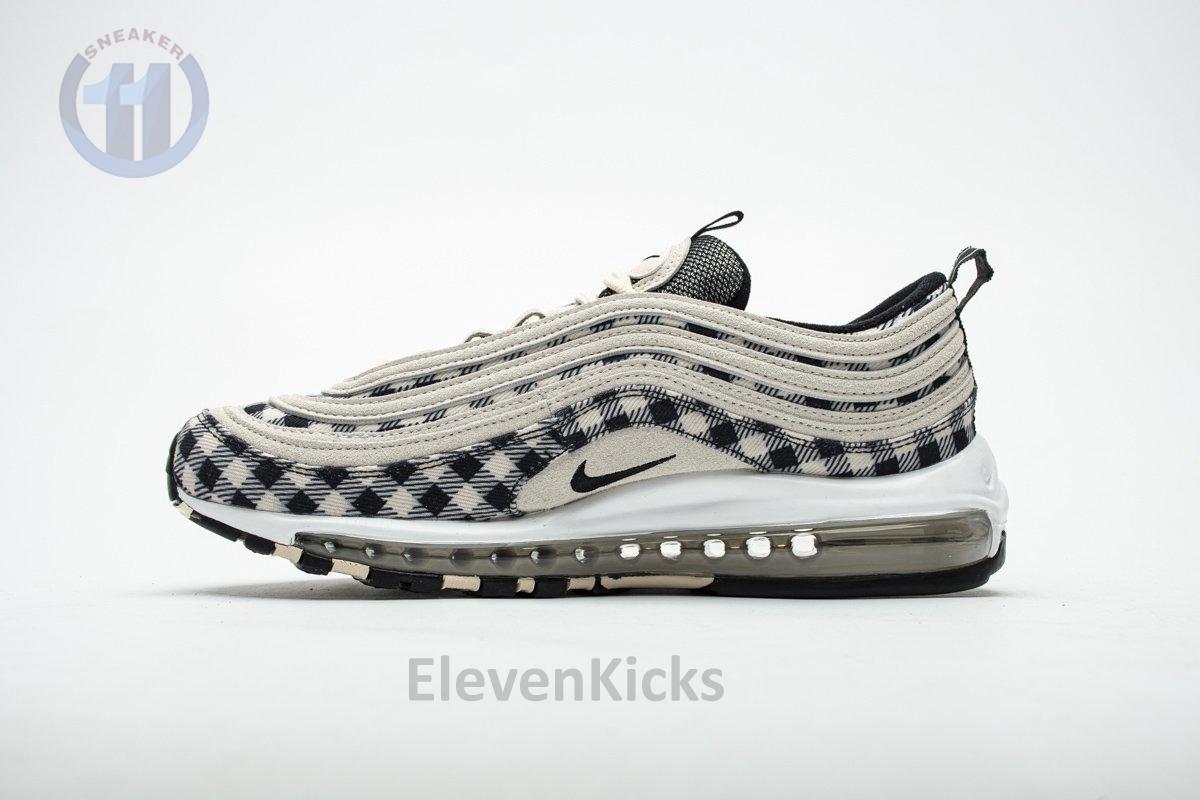 312834-201 Nike Air Max 97 Premium Plaid Light Cream
