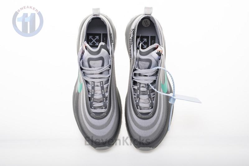 OFF WHITE X Nike Air Max 97 “Wolf Grey Menta” AJ4585-012