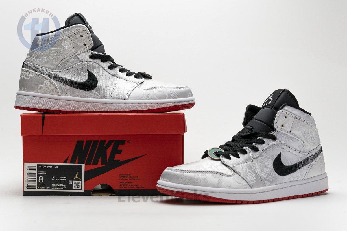 CU2804-100 Edison Chen x Air Jordan 1 Mid Fearless