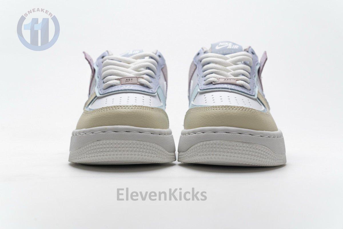 CI0919-106 Womens Air Force 1 Shadow White Ghost