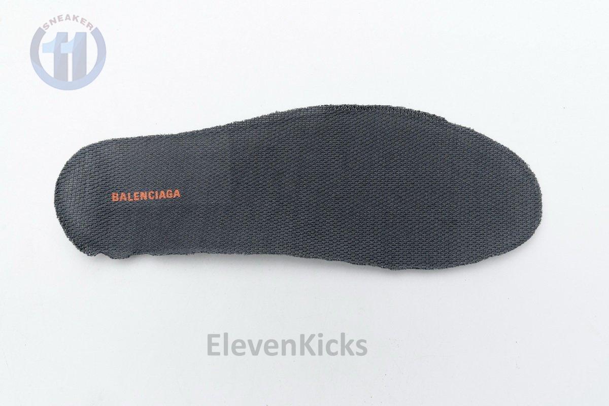 568614 W2GN8 2008 Blenciaga Track 2 Sneaker Black Orange