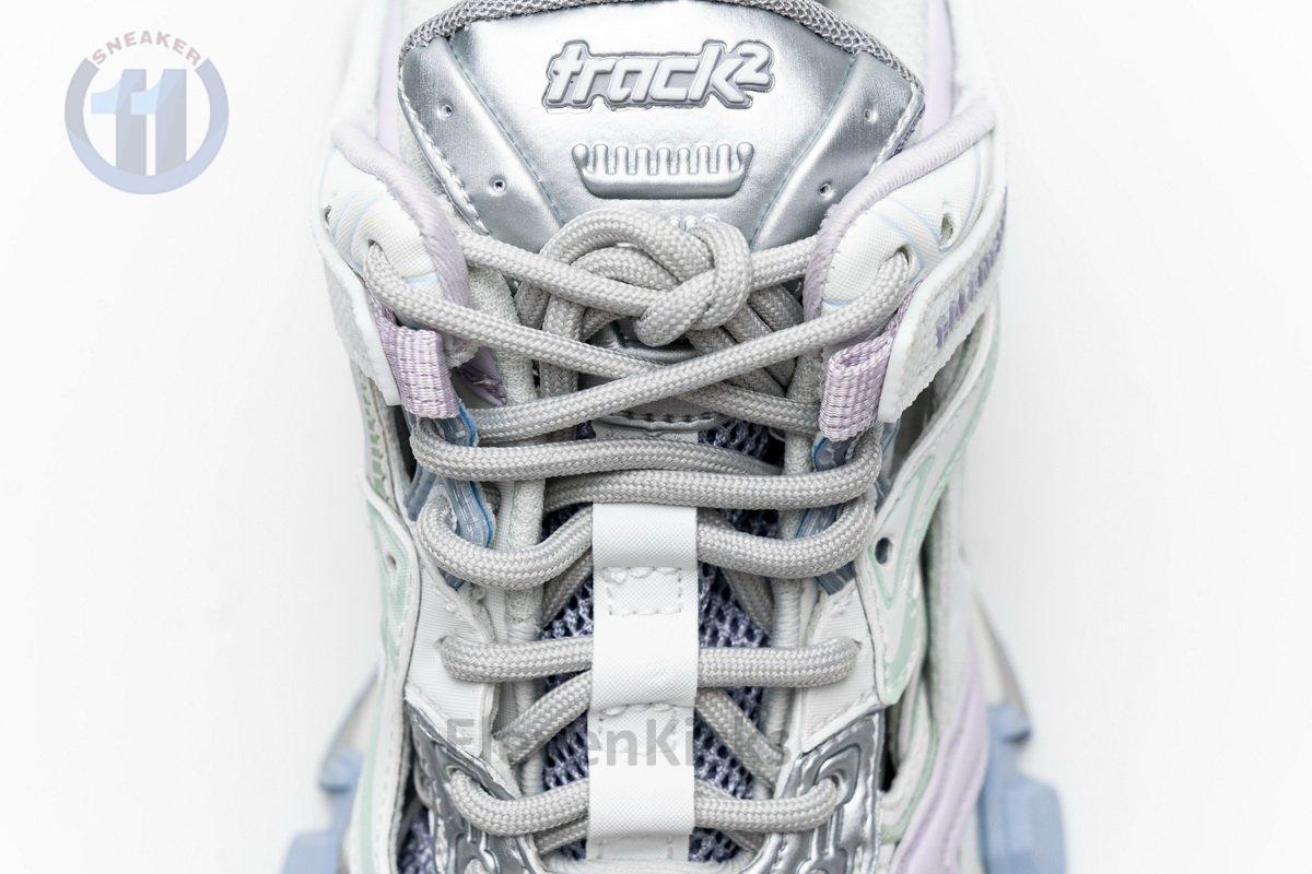 568615 W2GN3 9045 Blenciaga Track 2 Sneaker White Light Blue