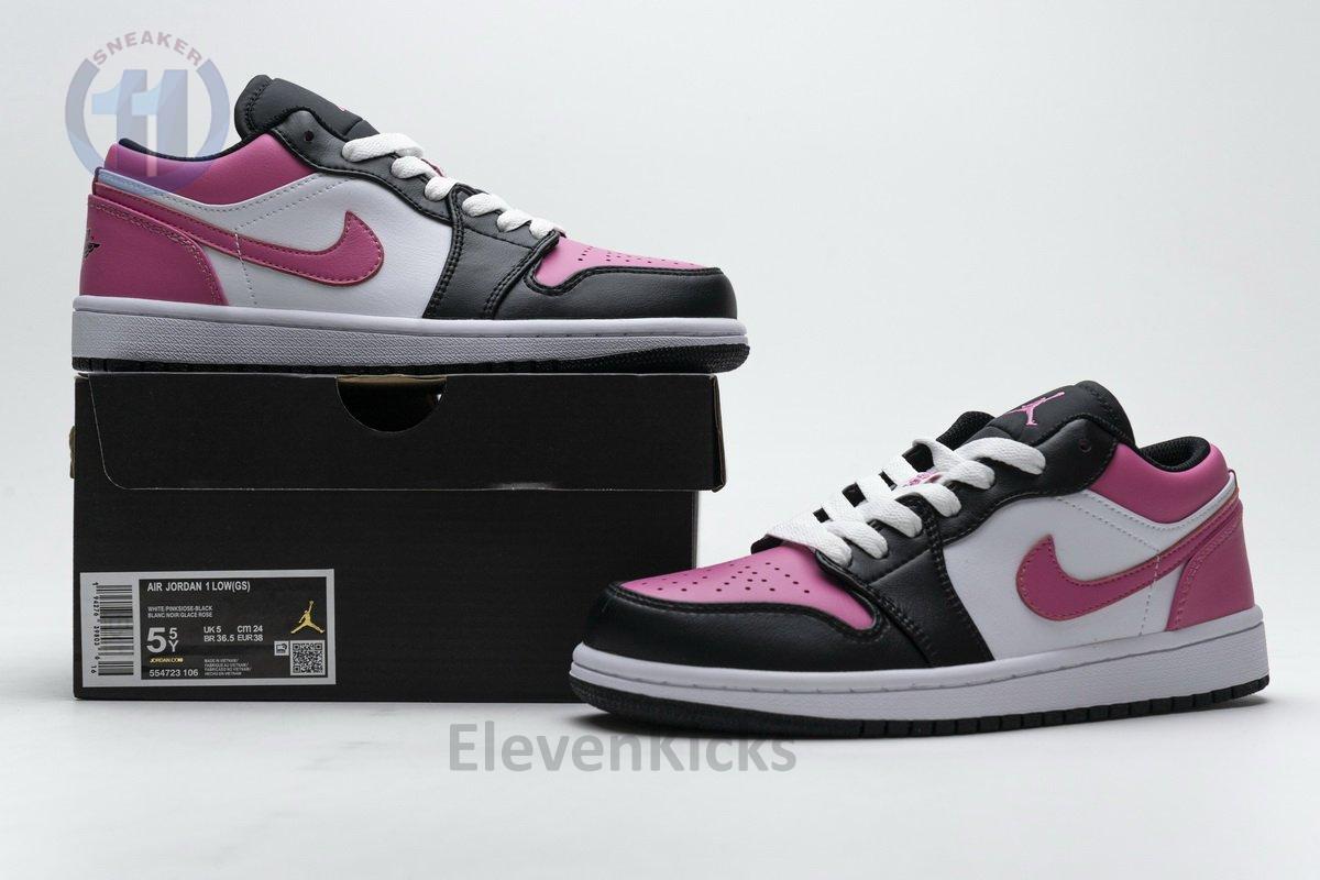 554723-106 Air Jordan 1 Low(GS) Pinksicle