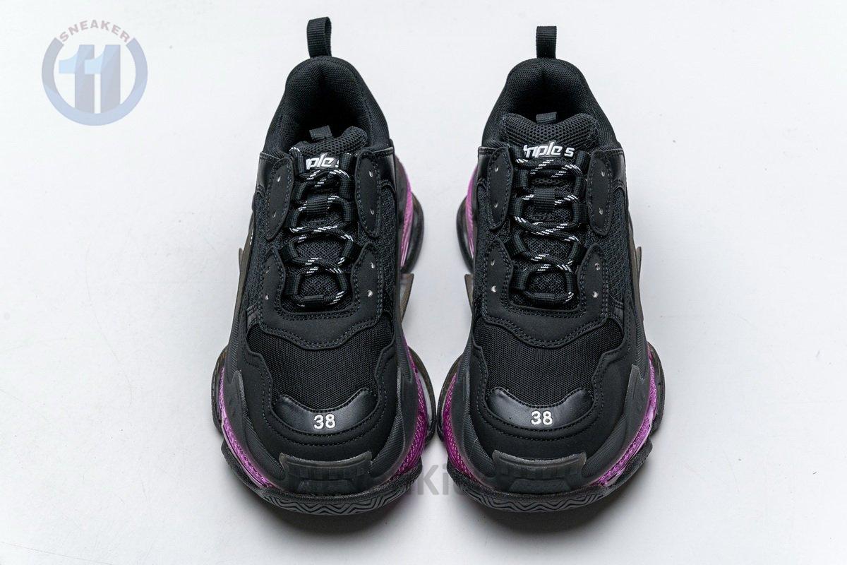 544351 w09o1 0829 Ba*len*cia*ga triple s black plum red
