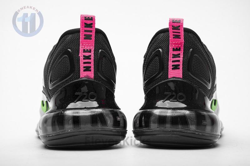 CQ4614-001 Air Max 720 Black Hyper Pink Scream Green