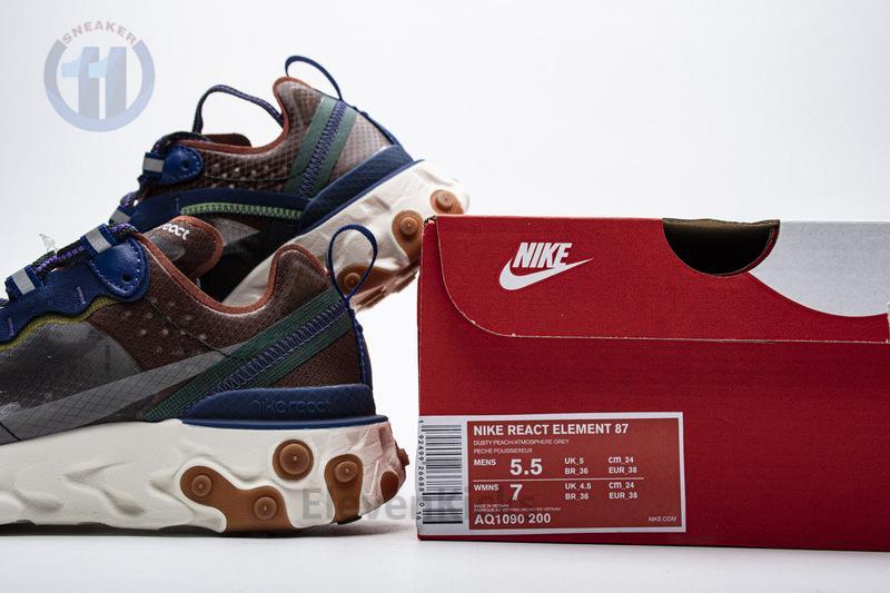 Nike React Element 87 MossBlackDeep Royal Blue AO1090-200