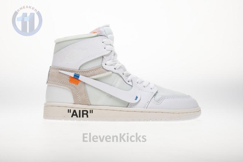 OFF WHITE X Air Jordan 1 AQ0818-100 White