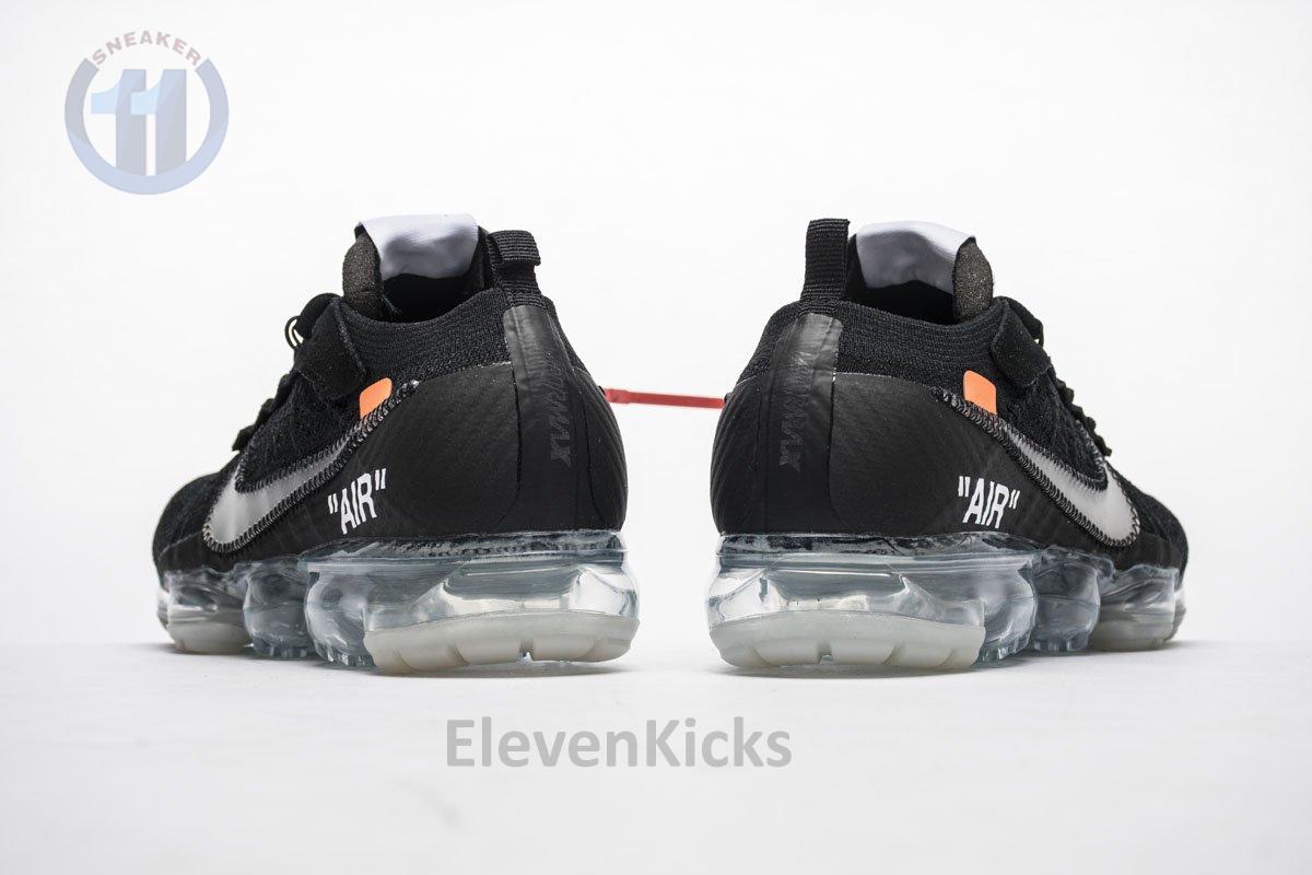 2018 1.0 AA3831-002 Off White x Nike Air VaporMax 2018 ‘Black White’