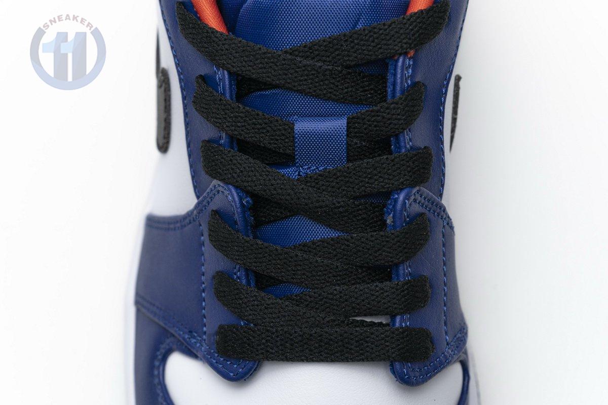 553558-123 Air Jordan 1 Low Blue Yellow Orange