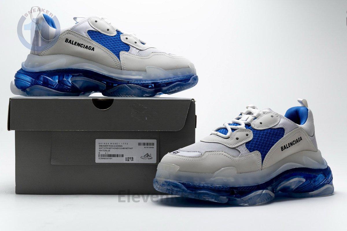 541624 w09e1 1772 Ba*len*cia*ga triple s white blue