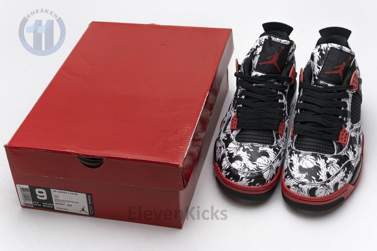 BQ0897-006 Air Jordan 4 Retro Singles Day Tattoo