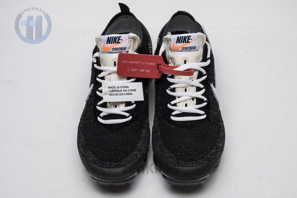 2018 1.0 AA3831-001 Off White x Nike Air VaporMax 2018 ‘All Black’