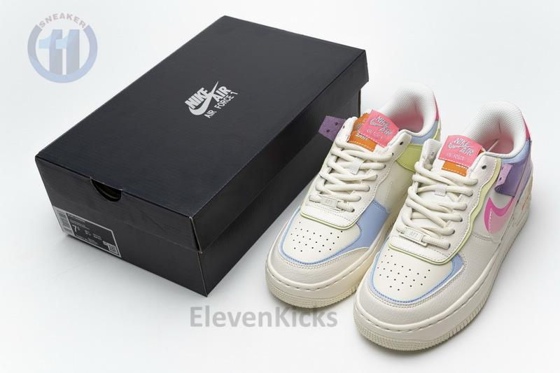 CU3012-164 Nike W Air Force 1 Shadow Pale Ivory Pink
