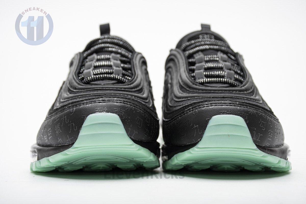 921826-017 Nike Air Max 97 Black Green Glow