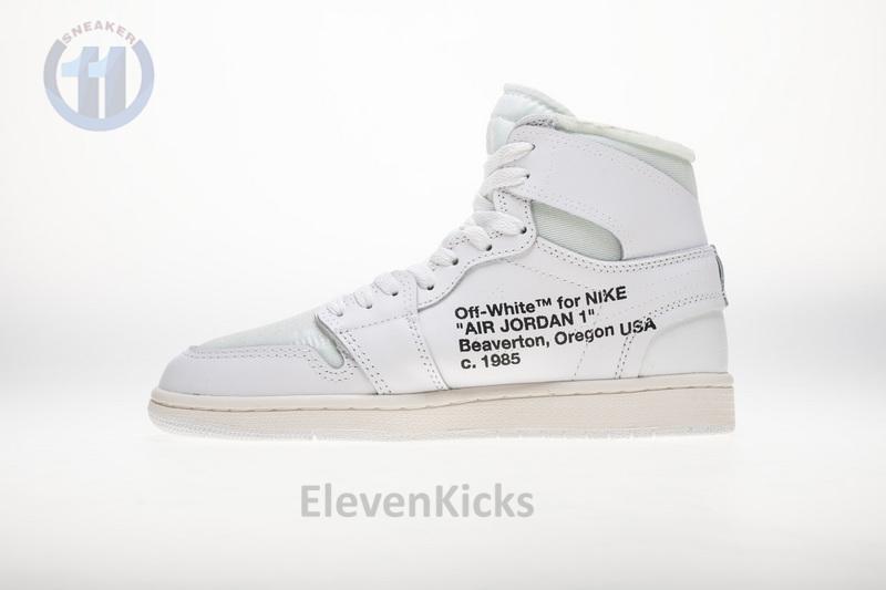 OFF WHITE X Air Jordan 1 AQ0818-100 White