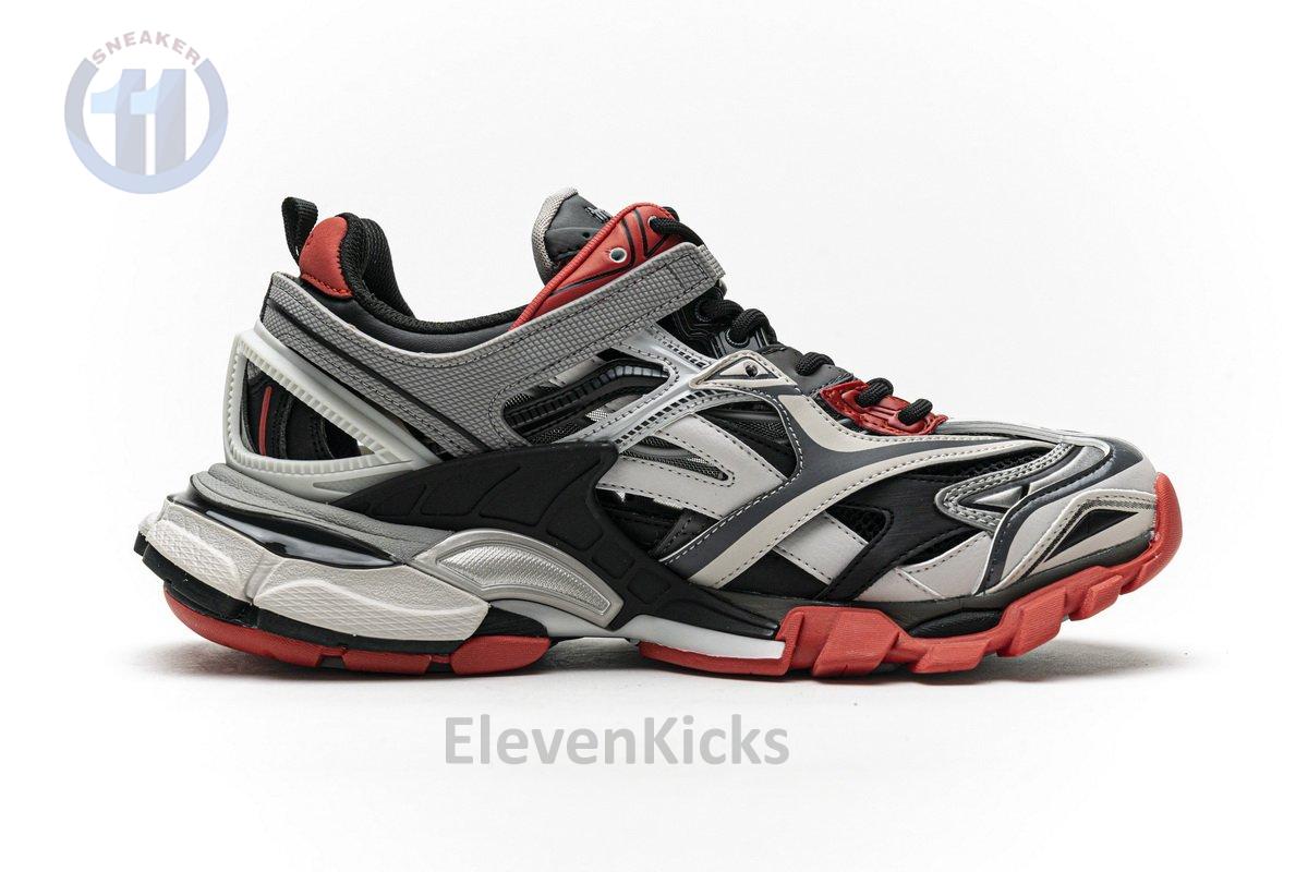 570391 W2GN3 1003 Blenciaga Track 2 Sneaker Grey Red