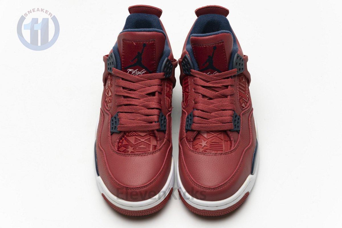 CI1184-617 Air Jordan 4 Retro FIBA Gym Red