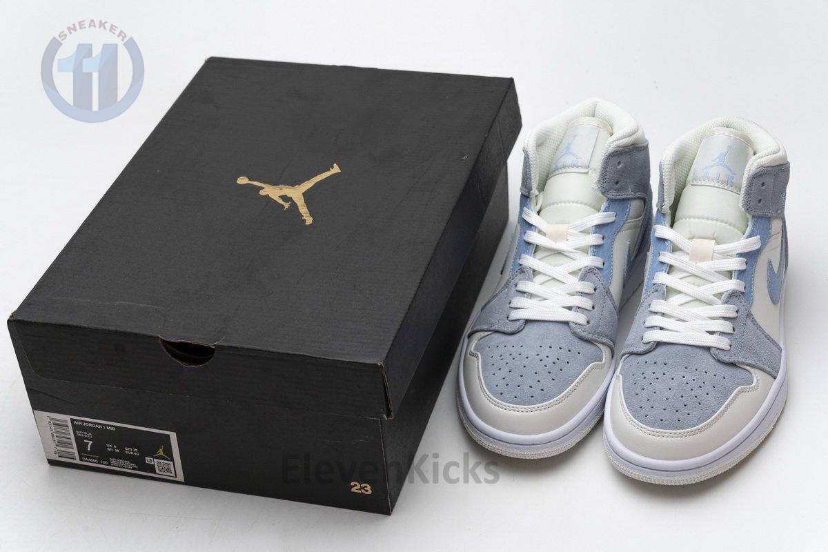 DA4666-100 Air Jordan 1 Mid Celestine Blue
