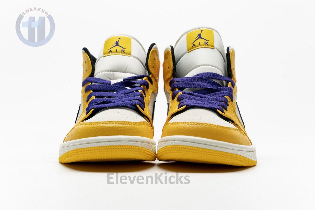 852542-700 Air Jordan 1 Mid Lakers
