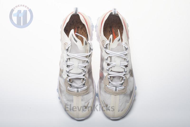 Nike React Element 87 “White Red” AQ1090-100