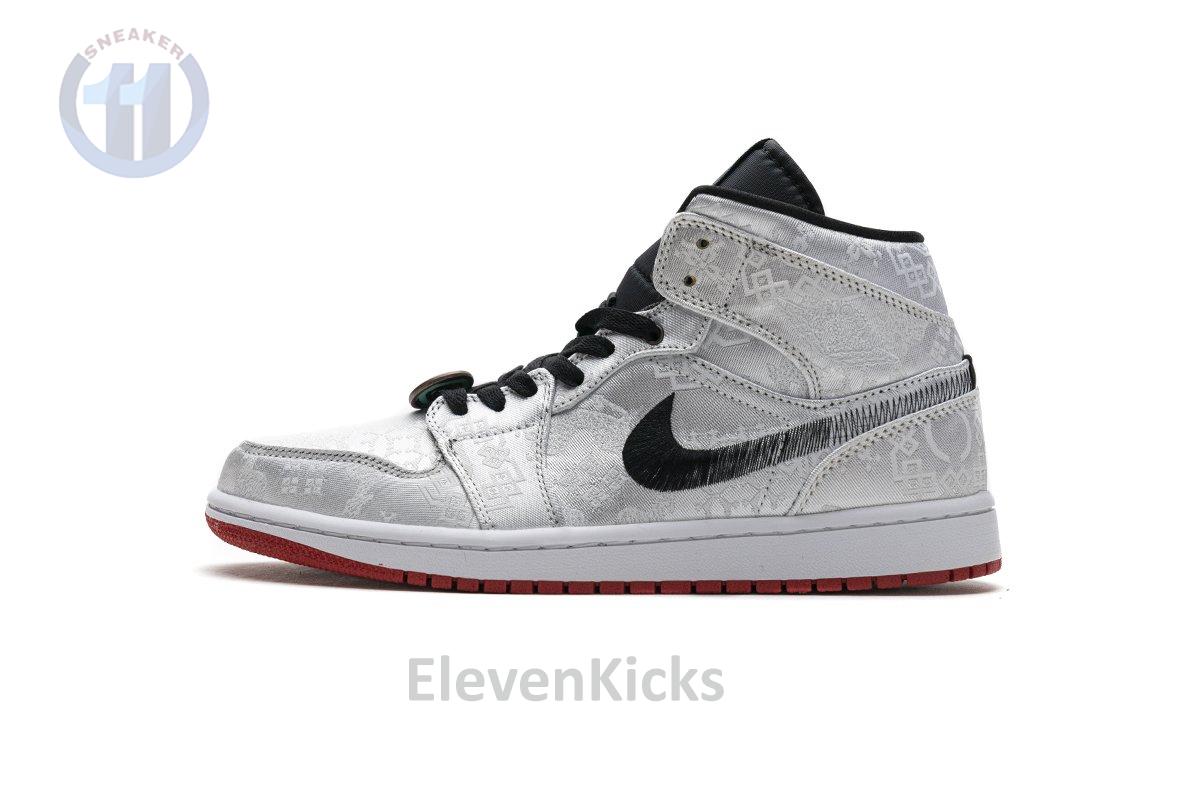 CU2804-100 Edison Chen x Air Jordan 1 Mid Fearless