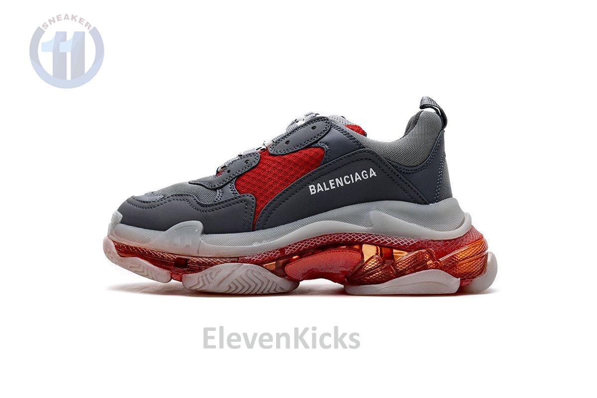 544351 w09o1 2262 Ba*len*cia*ga triple s grey red
