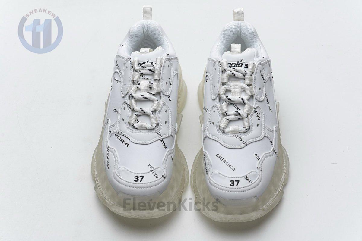 524039 w09e1 2021 Ba*len*cia*ga triple s letter white