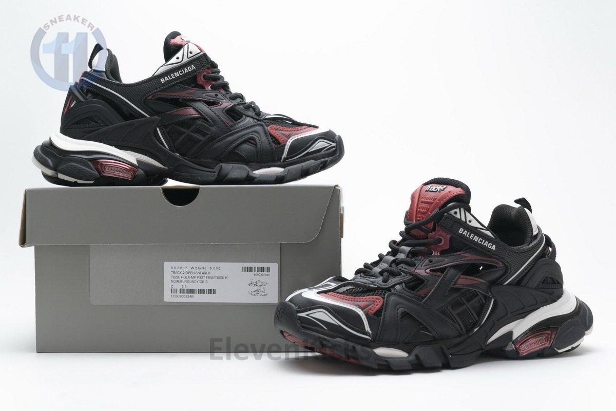 568615 W2GN3 6000 Blenciaga Track 2 Sneaker Burgundy