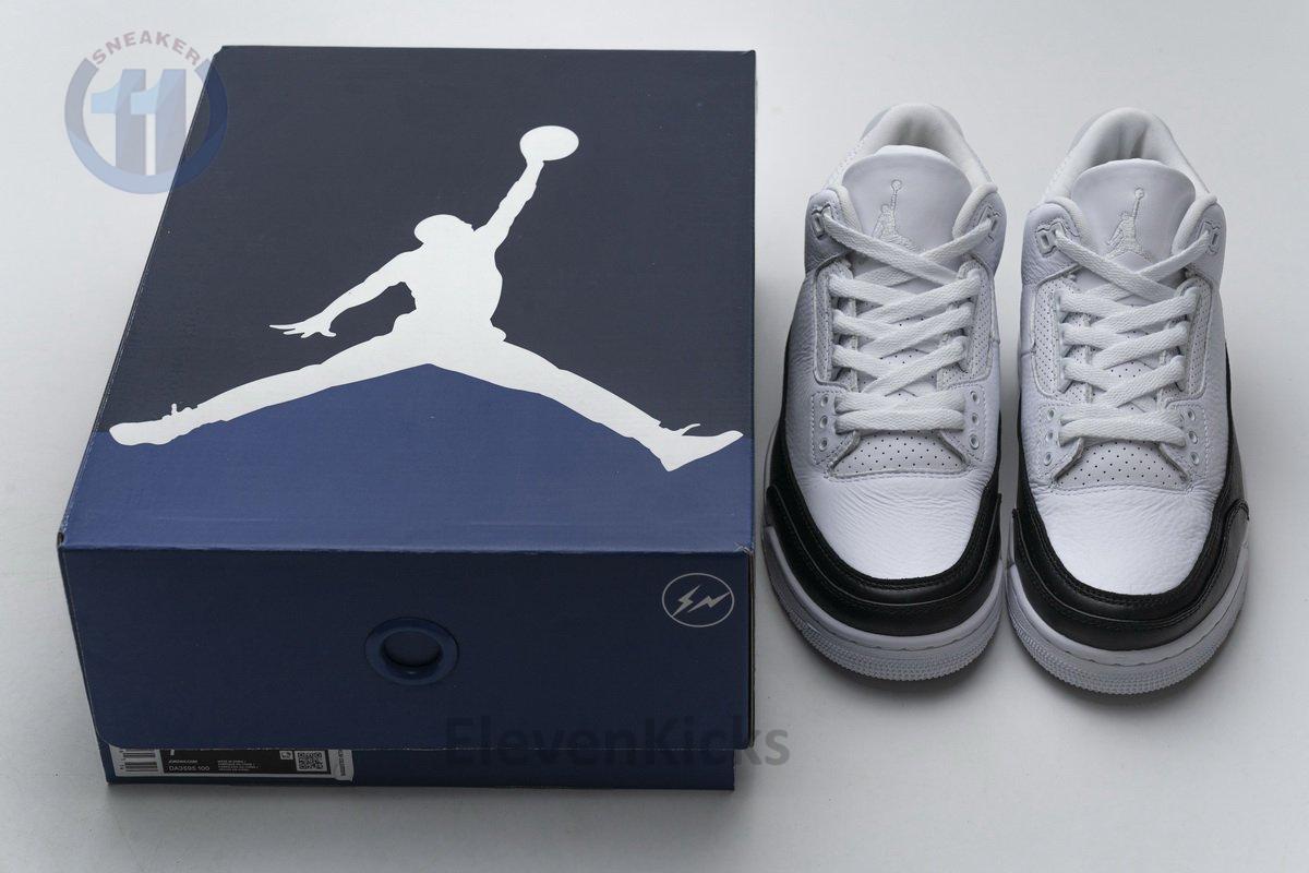 DA3595-100 Fragment Design x Air Jordan 3 Black White