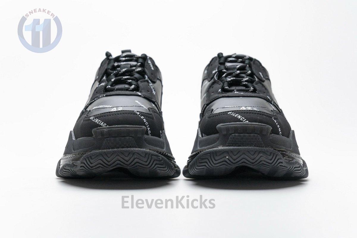 524039 w09e1 2021 Ba*len*cia*ga triple s letter black