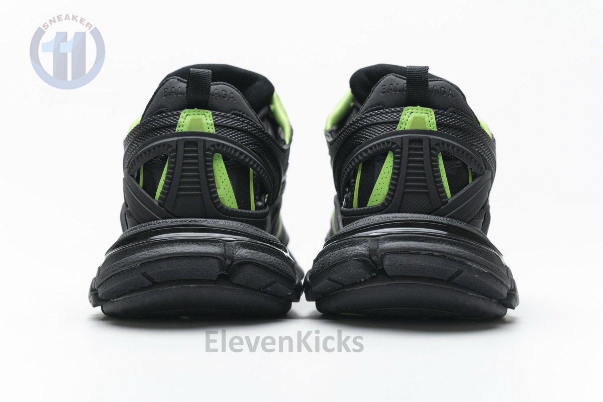 568615 W2GN1 1012 Blenciaga Track 2 Sneaker Black Green