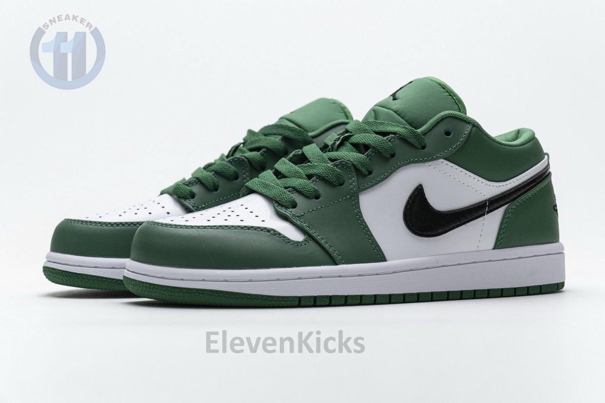 553558-301 Air Jordan 1 Low Pine Green