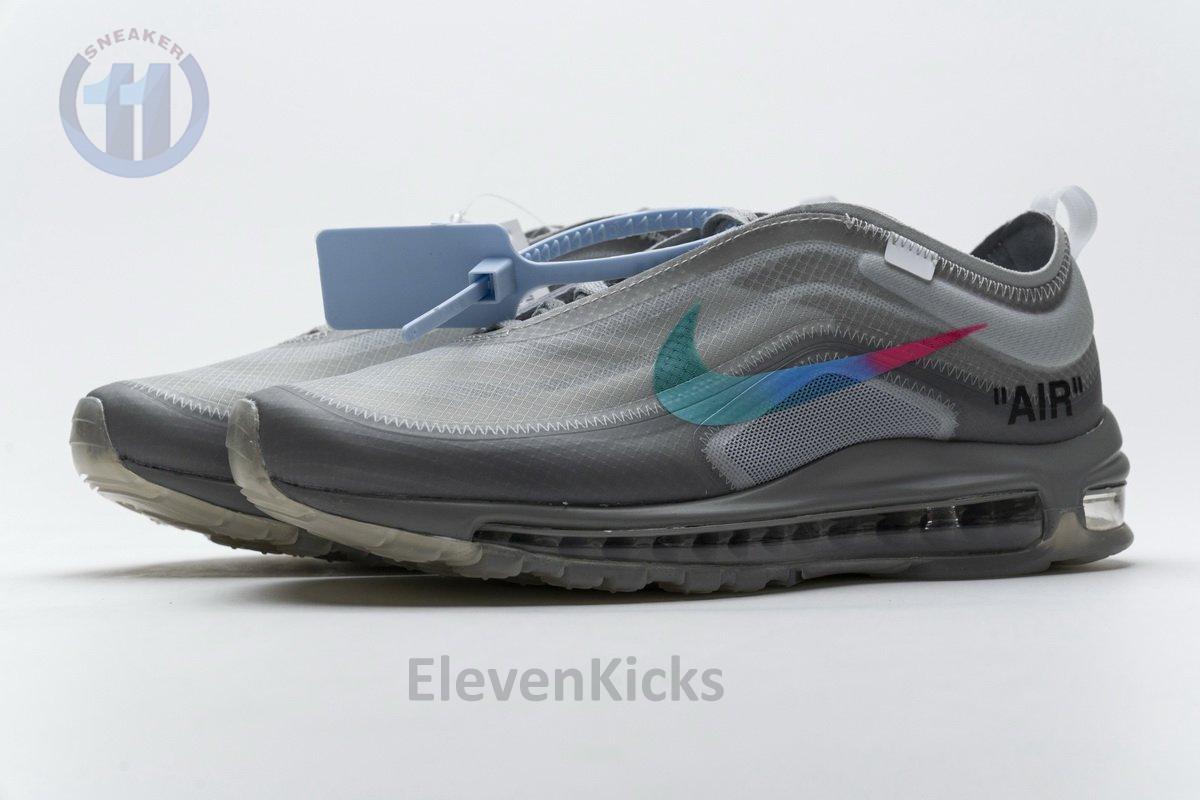 AJ4585-101 Off-White x Nike Air Max 97 Wlolf Grey Menta