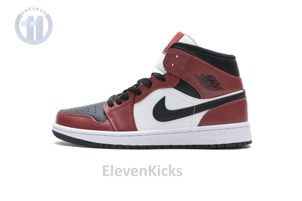 554725-069 Air Jordan 1 Mid Gym Red