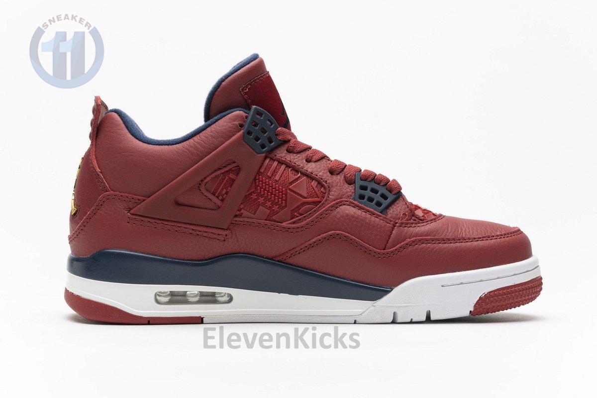 CI1184-617 Air Jordan 4 Retro FIBA Gym Red