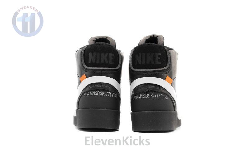 OFF WHITE X Nike Blazer Mid AA3832-001 Black