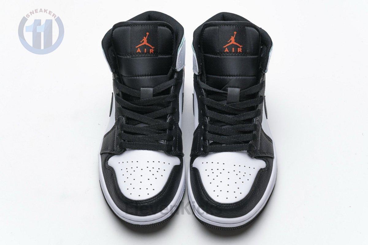 BQ6931-100 Air Jordan 1 Mid GS Black Toe