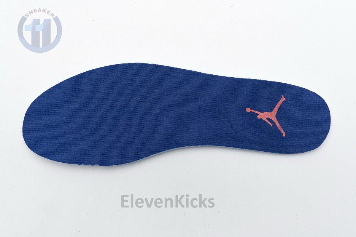 553558-123 Air Jordan 1 Low Blue Yellow Orange