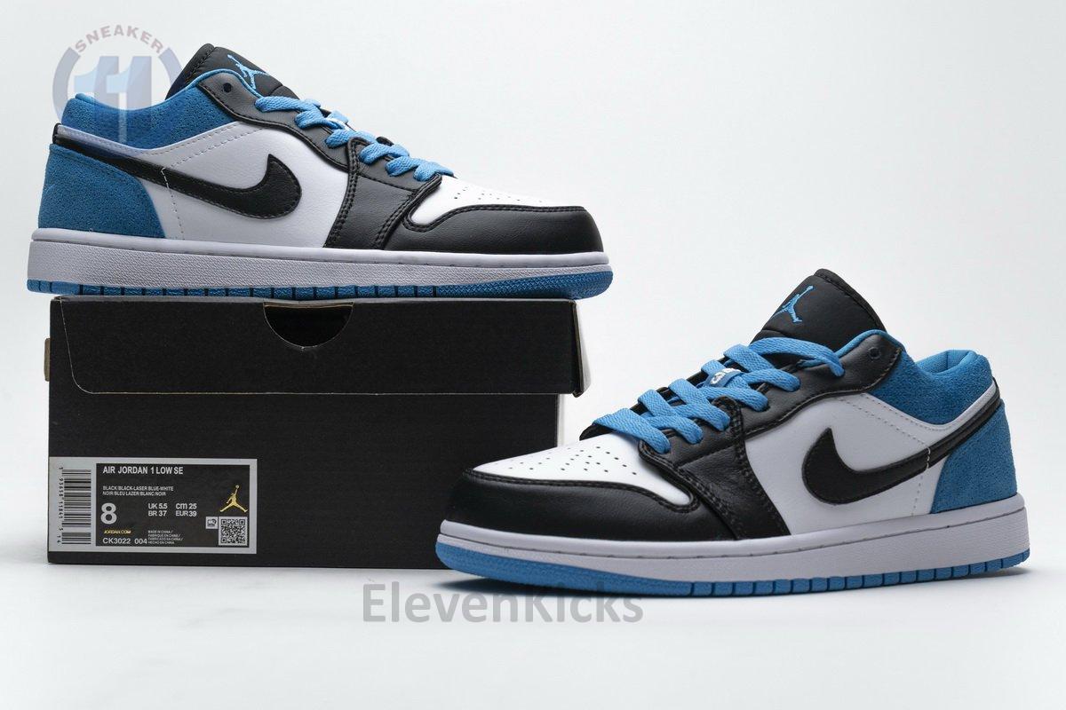 CK3022-004 Air Jordan 1 Low SE Laser Blue