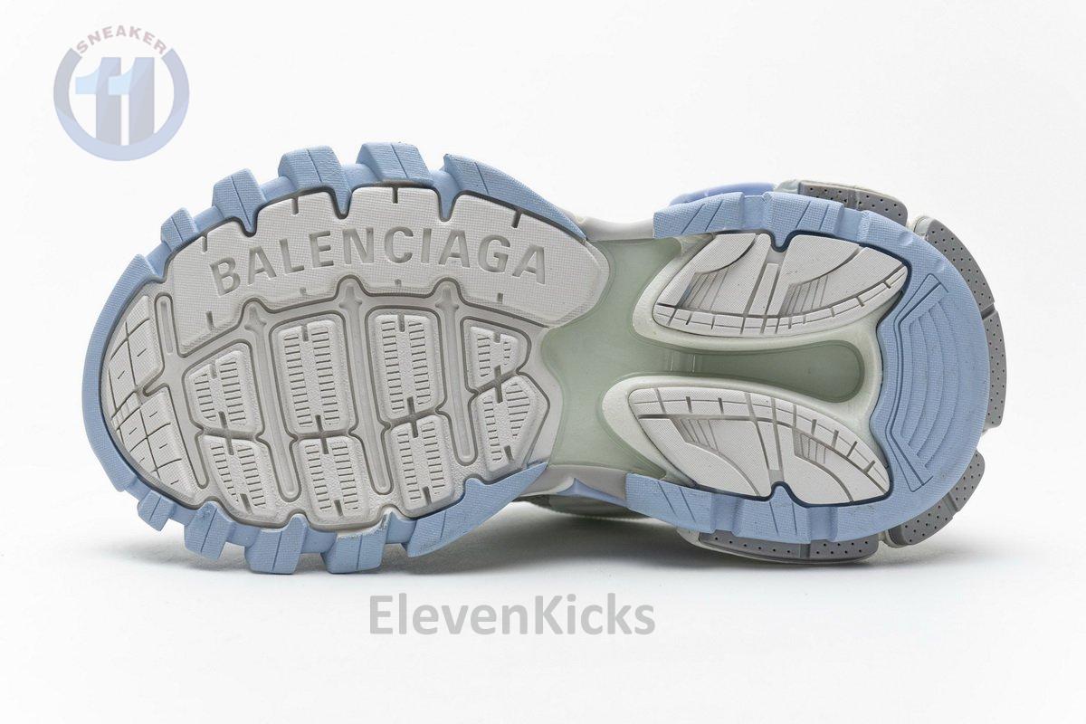 568615 W2GN3 9045 Blenciaga Track 2 Sneaker White Light Blue