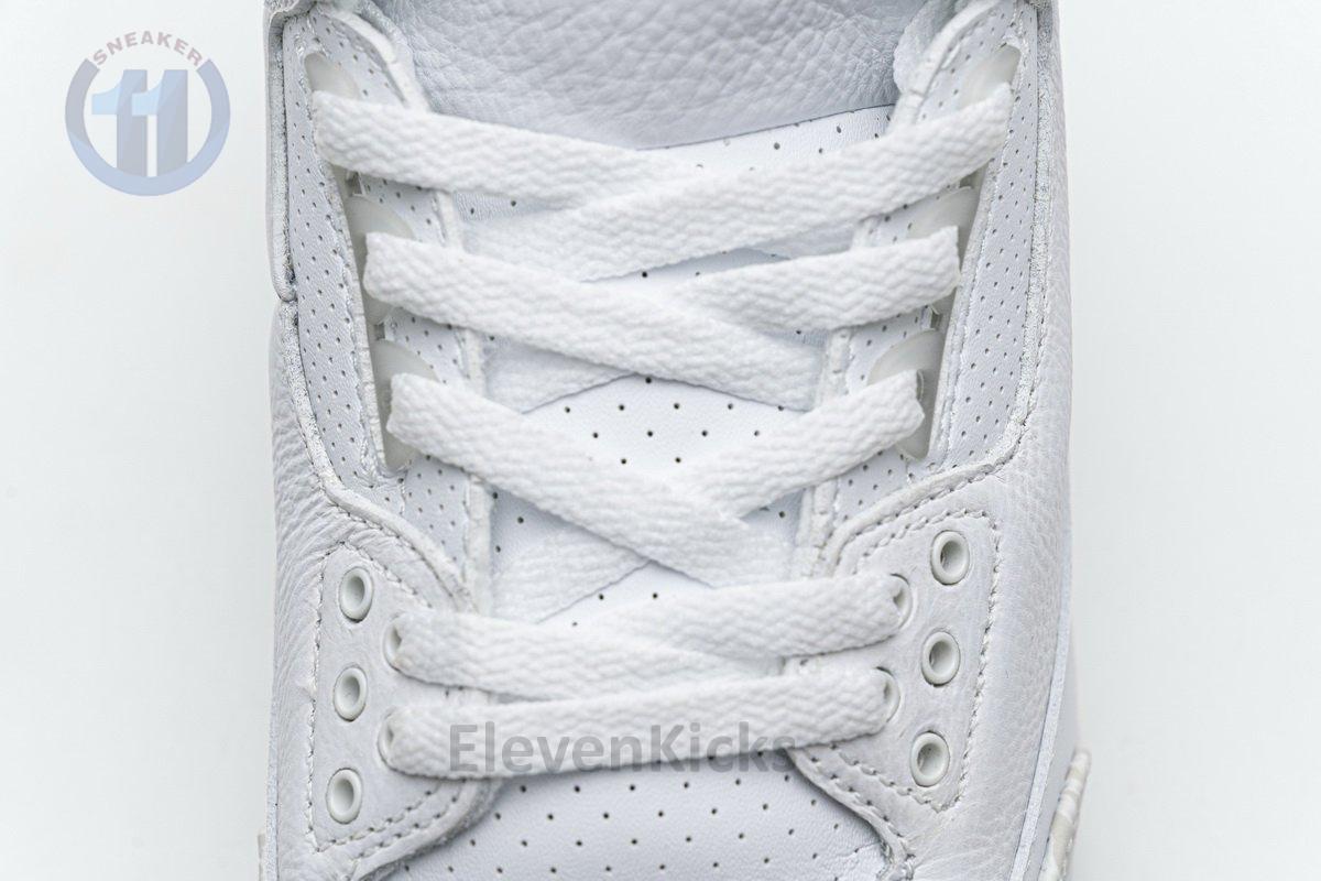 136064-111 Air Jordan 3 Retro Pure White