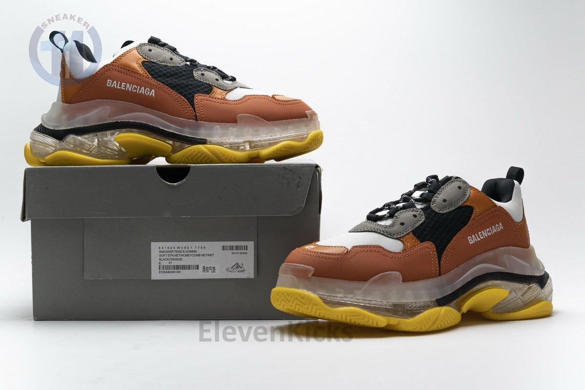 541624 w09e1 1766 Ba*len*cia*ga triple s black orange