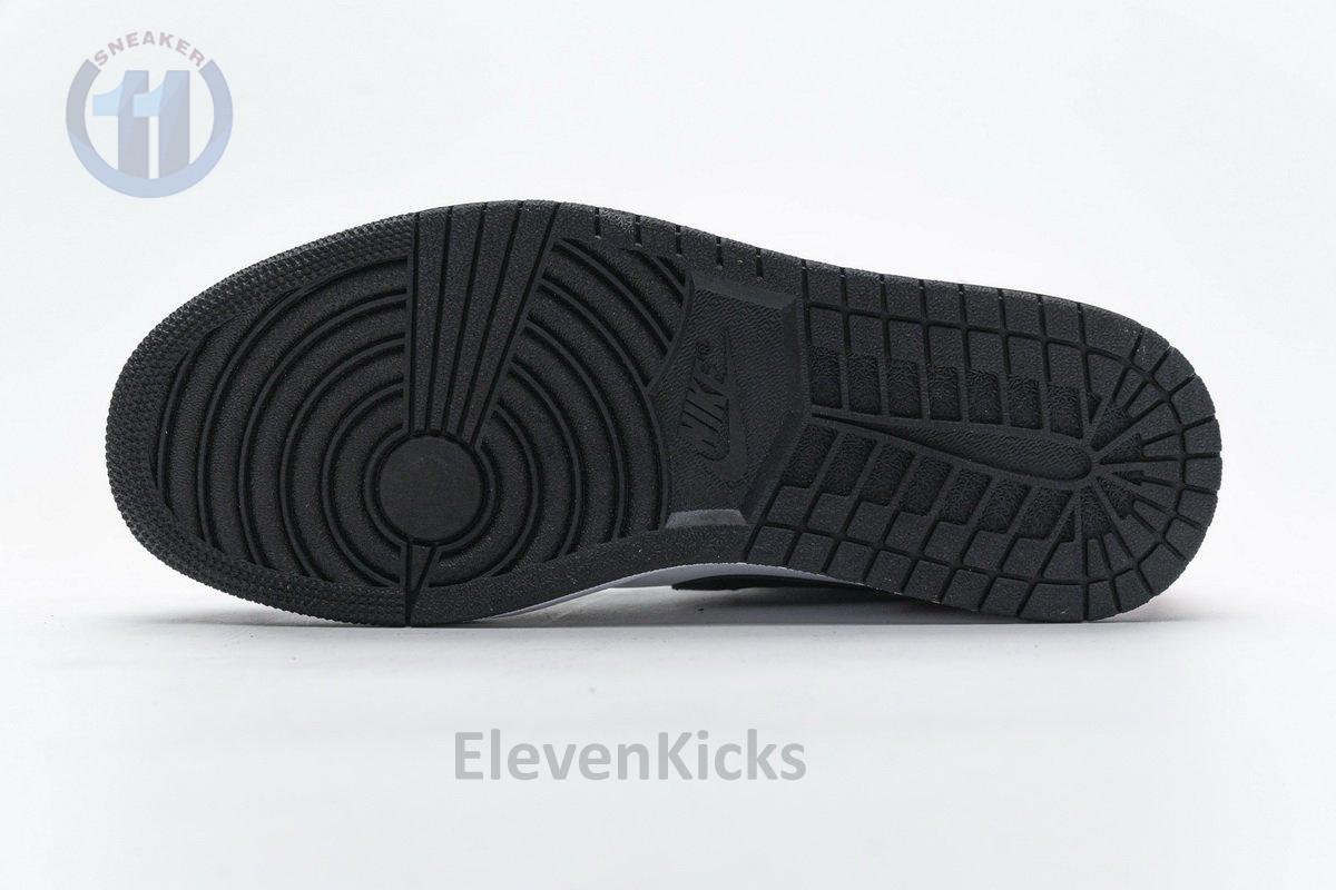 BQ6931-100 Air Jordan 1 Mid GS Black Toe
